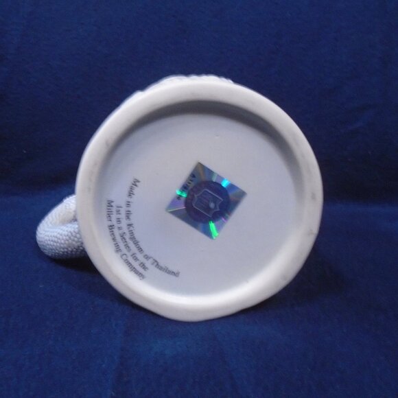 NFL Oakland Raiders 3-D Stoneware Beer Tankard - Stein - Mug Lite Miller's Time - Picture 5 of 6